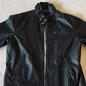 BC Ethic Men's Motorcycle Jacket Faux Leather Size Large